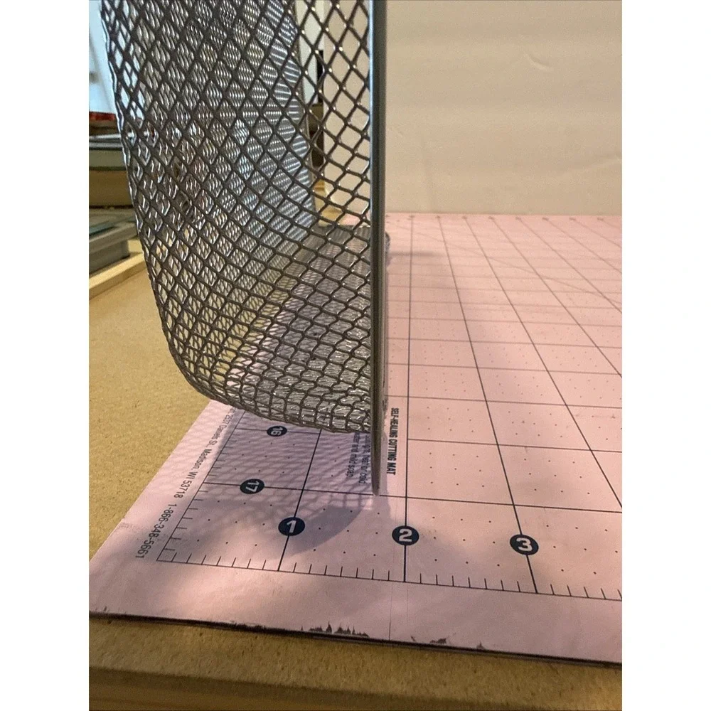 Metal Mesh Single Tray Letter Size Silver Desktop Letter‎ Tray